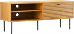 TV table LINE 120x40xH50cm, melamine with oak bark