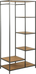 Clothes rack SEAFORD 77x45xH165cm, wild oak