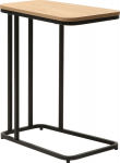 Side table HEDVIG 50x32xH60cm, ash/black