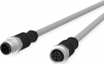 METZ CONNECT Netzwerkkabel - M12 (4-pole) (S)