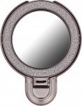 Skrzynkazdrewna Phone stand CIRCLE MIRROR - sticky - czarny