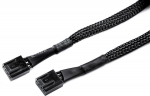 Watercool L&uuml;fter Kabel - 2m, schwarz