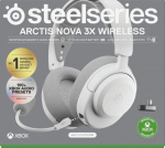 STS Juhtmevaba Peakomplekt SteelSeries Nova 3X, valge