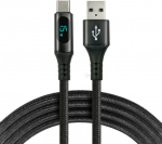 Kabel USB WiWU USB-A - USB-C 1 m Czarny (CBB-1CBL)