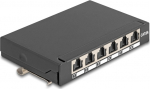 Delock Patch Panel - mini - DIN schienenmontierbar