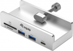 Equip 5-Port clamp USB-A3.2-Hub->2xUSB-A/SD/TF/USB-C 5Gbps