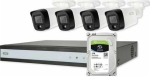 ABUS Analog video set: 4 Mini-tube cameras + NVR TVVR33803