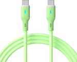 Kabel USB Akyga USB-C - USB-A 1 m Zielony (AK-USB-69)