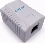 GEMBIRD CAT6A FTP single port surface mount box