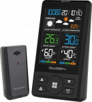 GoGEN GOG-ME1250B czarny - Color: czarny | Animated weather forecast | Battery powered, Network | Budzik, WiFi, Smart