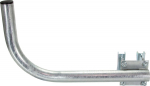 Metal Pipe Mount Bracket &Oslash;38mm L450 Bottom Right