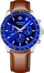 Giewont Chronograph Sapphire Men&rsquo;s Watch / brown-blue