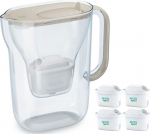 BRITA Filter Jug Style Essential 2.4l + 4 contributions, sand
