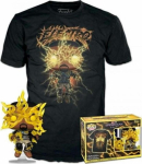 Funko Pop! & Tee (Adult): Marvel Spider-Man No Way Home S3 - Electro (Glows in the Dark) Vinyl Figure & T-Shirt (S)