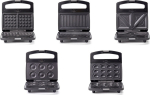 PMS PROMIS 5-in-1 Toaster FORMEA /sandwich, cookies, nuts, waffles, doughnuts, grill/
