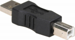 Adapter USB Akyga USB-A - USB-B Czarny (AK-AD-29)