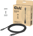Club3D USB-C Sicherheitsladekabel 240W 2m Charging display St/St retail