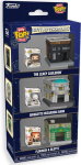 Funko Bitty Pop! 3-Pack Towns: Harry Potter - The Leaky Cauldron, Gringotts' Wizarding Bank, Flourish & Blotts Vinyl Figures