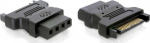 DELOCK Adapter SATA SATA 15Pin -> IDE 4pin St/Bu