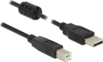 DELOCK USB Kabel A -> B St/St 0.50m schwarz