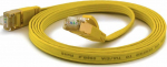 Wantec Wantec flates CAT6A FTP Patch Cable - 0.2 m - Cat6a - F/UTP (FTP) - RJ- 45 - RJ- 45 - yellow (7058)