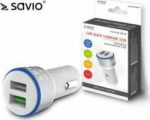 Loader Savio SA-06 2x USB-A 3 A (SA-06/W)