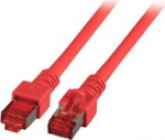 EFB Elektronik EFB RJ45 Patchkabel S/FTP Cat.6A LSZH 0.15m rot