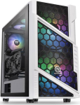 Thermaltake Commander C31 Tempered Glass ARGB Snow Edition - Midi Tower | White | no power supply | USB 3.0 x2, HD Audio x1, RGB Switch x1 | 462 x 233 x 507mm | z oknem