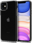 Kaitse&uuml;mbris Liquid Crystal, Apple iPhone 11, l&auml;bipaistev, Spigen