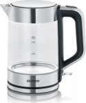 Severin WK 3420 - Moc [W]: 2200 | Capacity [l]: 1.7 | Hidden heating element: tak | Color: srebrno-czarny