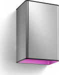 Philips Hue WCA Resonate Outdoor Wall Lantern, Inox | 8 W | 2000-6500 Hue White Colour Ambiance