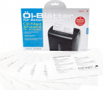 GENIE Oil sheets for paper shredders DIN-A5/6er Pack