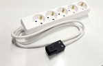 ELEXI UPSi pikendusjuhe IEC -> 5x europesaks, 1.5m