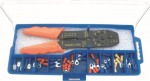 Dedra Combination pliers for crimping terminals + terminals 60szt. - 1269
