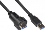 Alcasa Good Connections GC IC04-U301 - 1 m - USB A - USB A - USB 3.2 Gen 1 (3.1 Gen 1) - Schwarz
