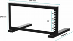 STALFLEX STOJAK RACK STR19-4U-B STALFLEX