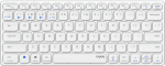 Rapoo E9600M - Mini - Kabellos - RF Wireless + Bluetooth - scissor switch - QWERTZ - Wei&szlig;
