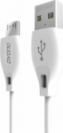 Kabel USB Dudao USB-A - microUSB 2 m White (52154)