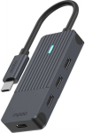 Rapoo UCH-4002 - USB Typ-C - USB Typ-C - Male - Schwarz - 0.017 m - 5 Gbit/s
