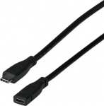 EFB Elektronik USB 3.2 GEN2 10G EXTEN. C-C 1M, EXTENSION C-C MALE/FEMALE