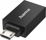 Adapt. Hama USB micro pistik->USB A pesa