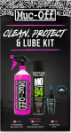Muc-Off Wash, Protect and Wet Lube - set