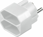 Wentronic goobay Socket 2-plug White