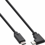 Kabel USB InLine USB-C - USB-C 1 m Czarny (35701W)