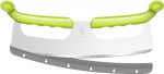 KozyGear Pizzaschneider Mezzaluna mit doppel.Protective handle