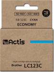Actis KB-123C Ink (replacement for Brother LC123C/LC121C; Standard; 10 ml; cyan)