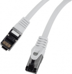 Lanberg Patchcord kat.8.1 S/FTP LSZH CU 0.25m fluke passed szary