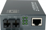 LevelOne Media Converter RJ45->SC GE SM PoE 30W 1310nm 20km