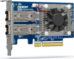 QNAP QXG-25G2SF-E810 - network adapter - PCIe 4.0 x8 Low Profile - 25 Gigabit SFP28 x 2 - for P/N: CAB-DAC15M-SFP28, CAB-DAC30M-SFP28, TRX-10GITSFPP-SR, TRX-25GSFP28-SR