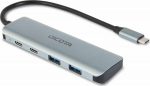 Dicota USB-C 4-in-1 Highspeed Hub 10 Gbps silver